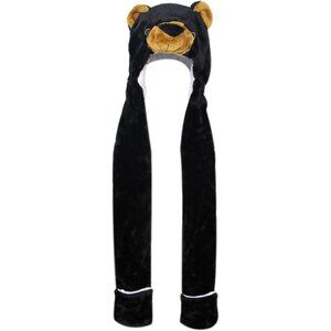 Kids Black Bear Animal Hat e Fits All Adults & Children/Soft, Warm Beanie Hat